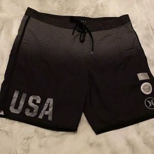 Men’s Hurley USA board shorts